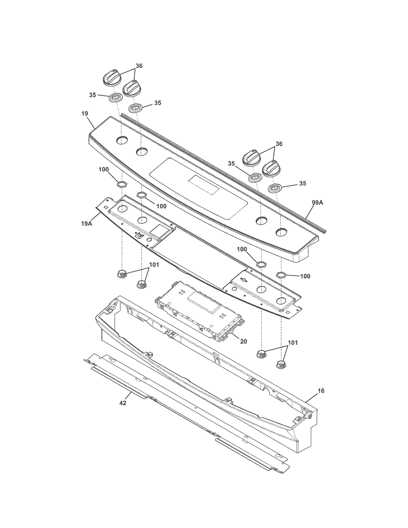 Control Panel Assembly S.S.