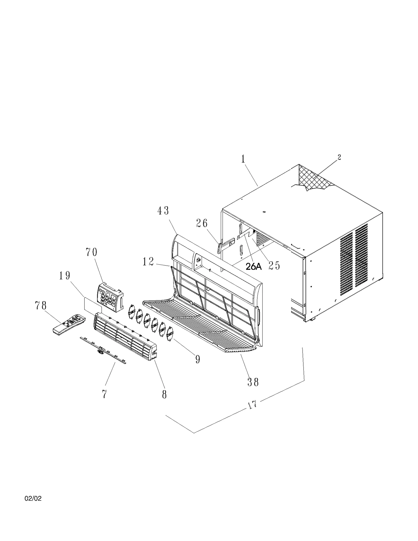 Horizontal Louver Assembly