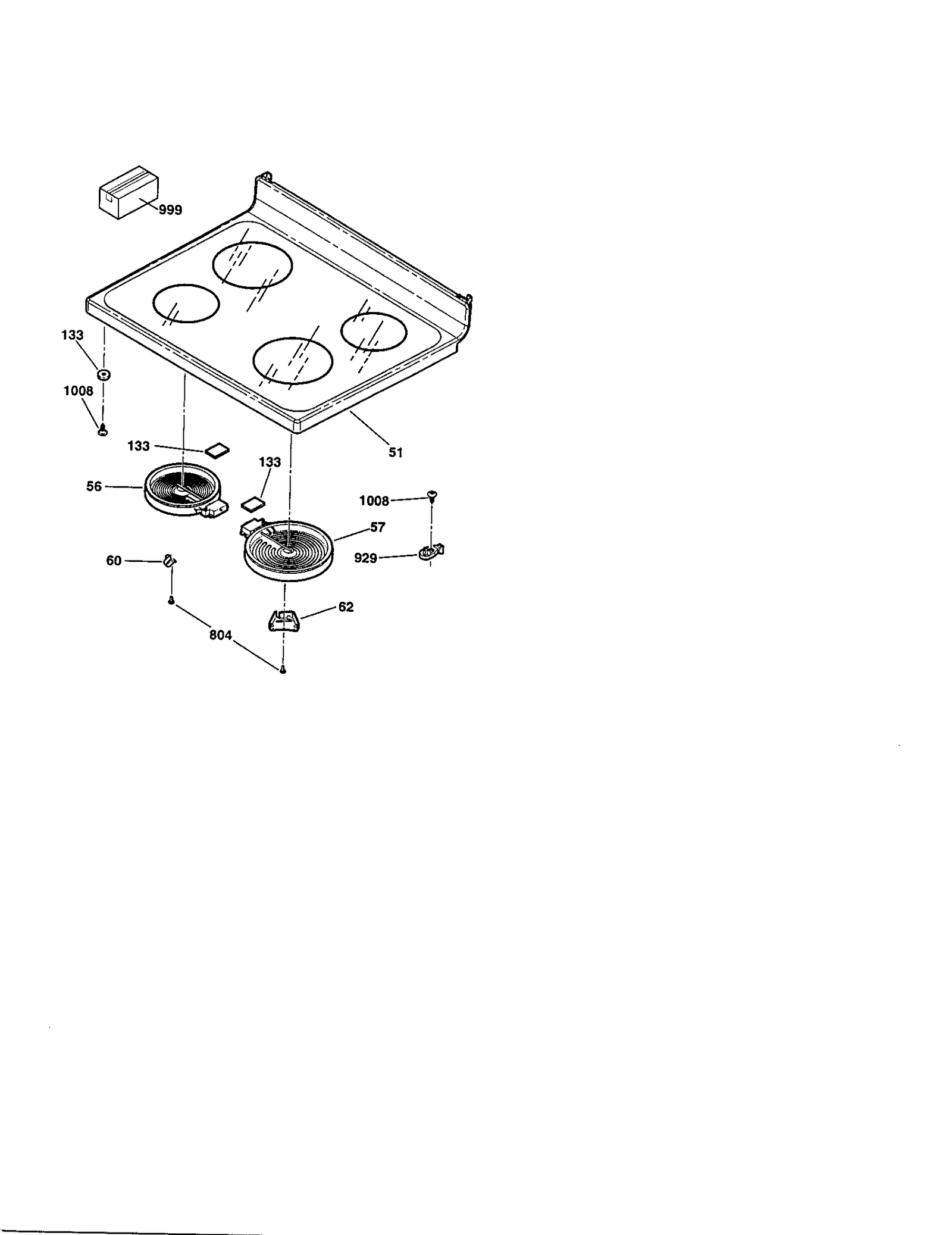 Glass Maintop Assembly