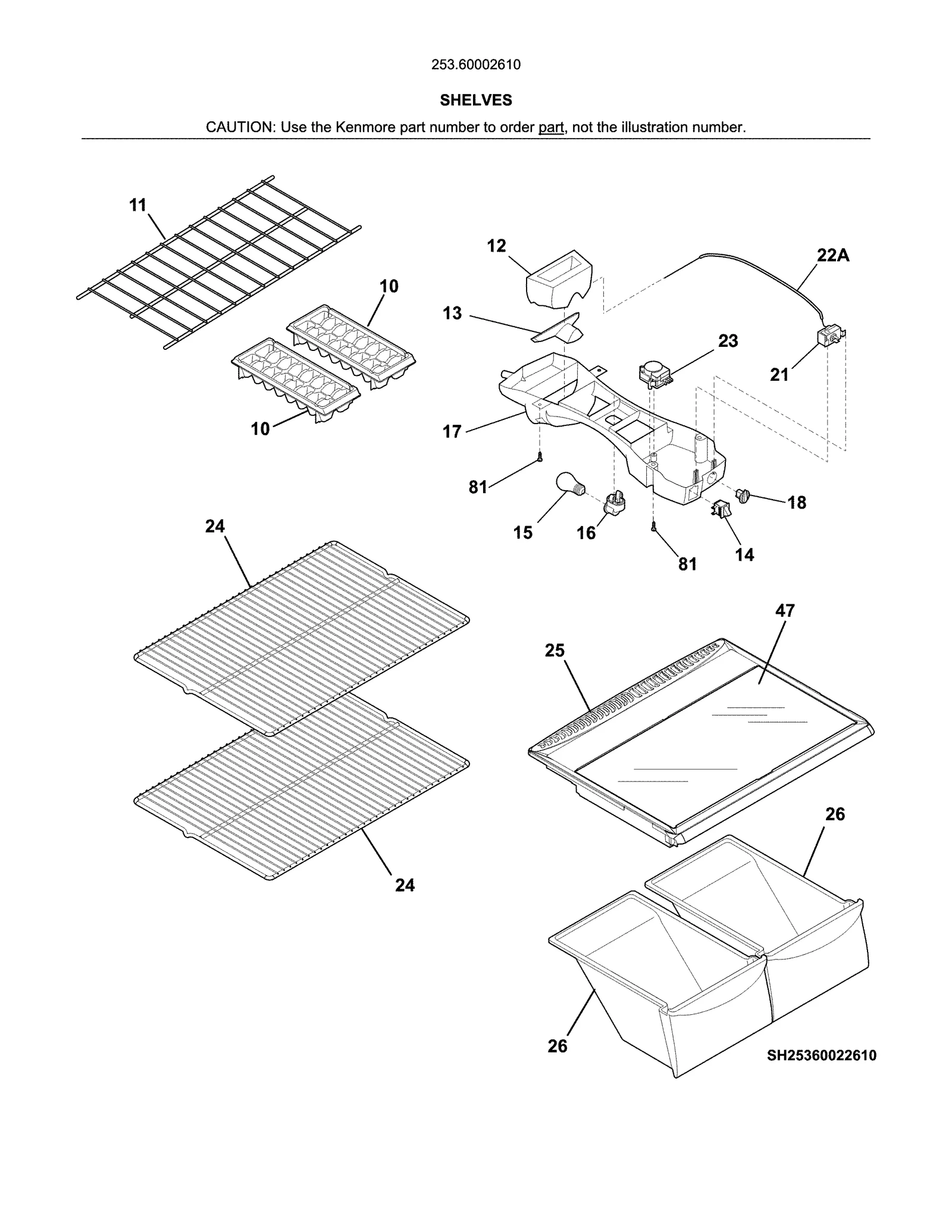 Repair Parts List