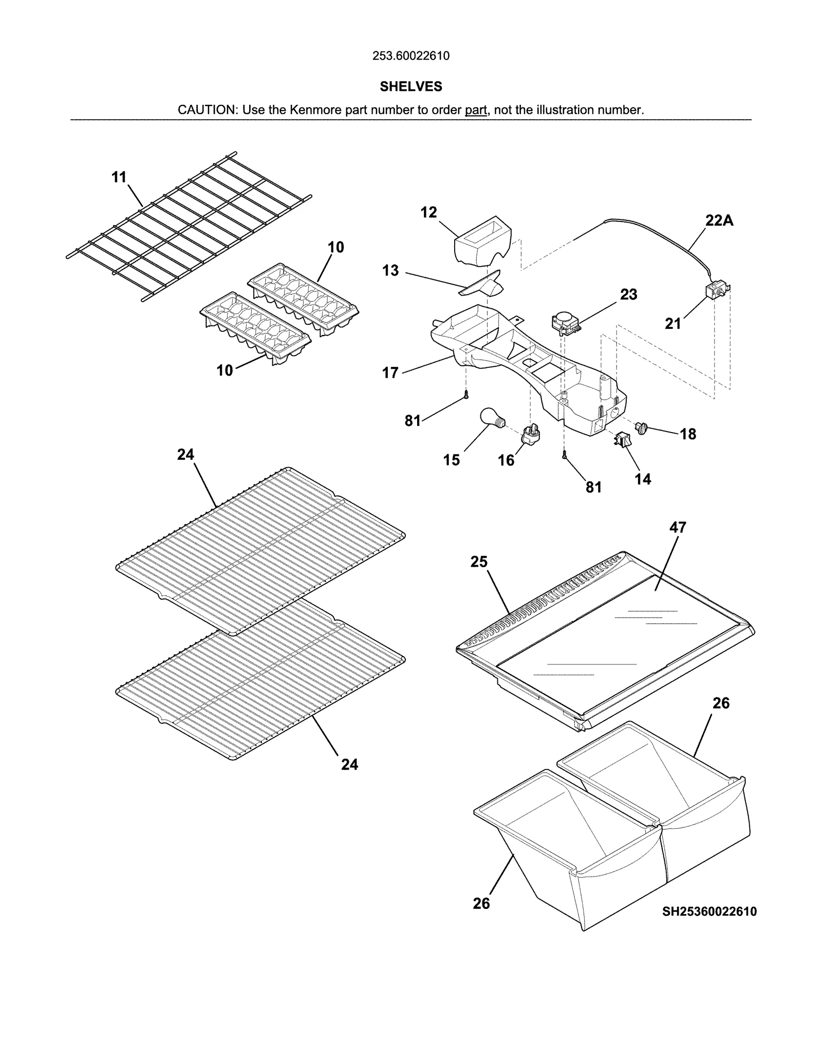 Repair Parts List