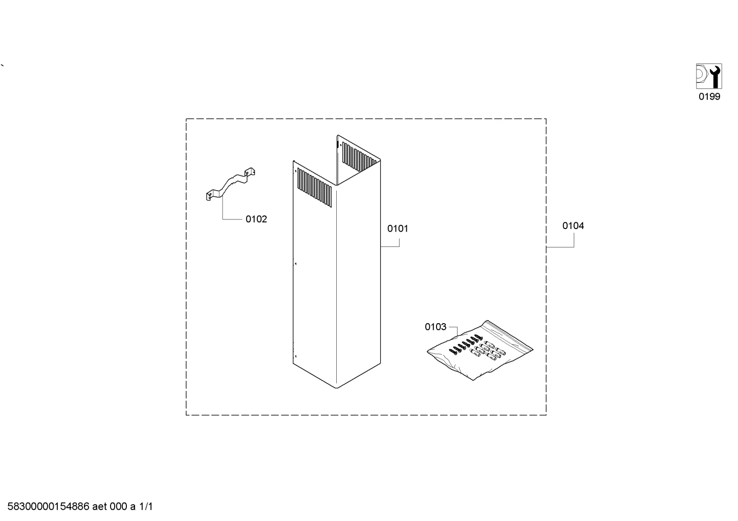 Mounting Set Screws/Wall Plugs, Distance Holder
