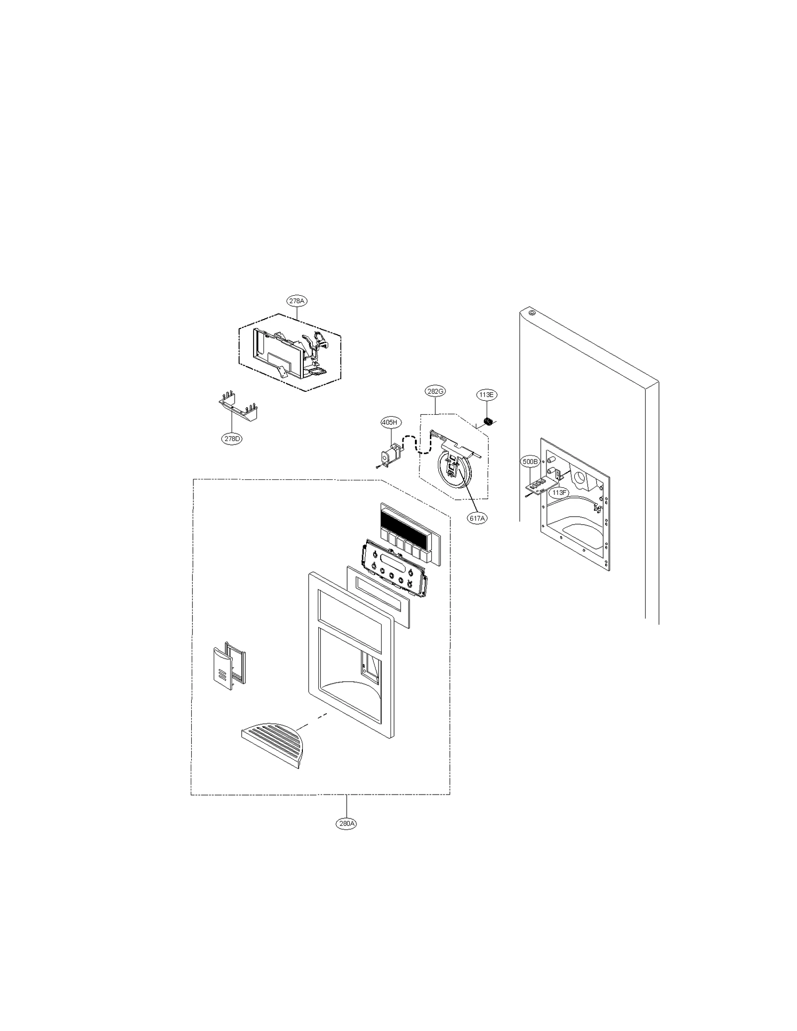 Dispenser Cover Assembly