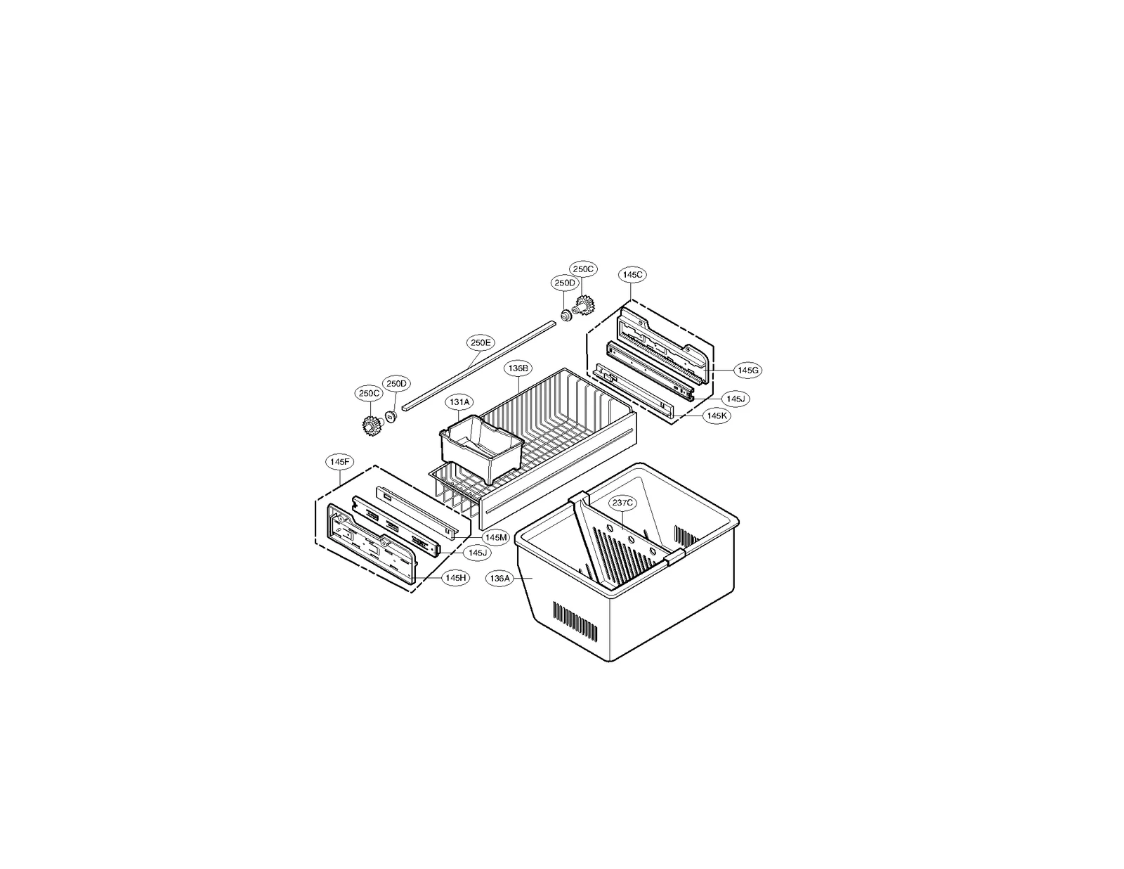 Drawer Tray Assembly