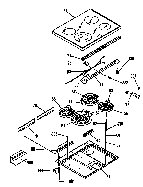 Glass Maintop Assembly