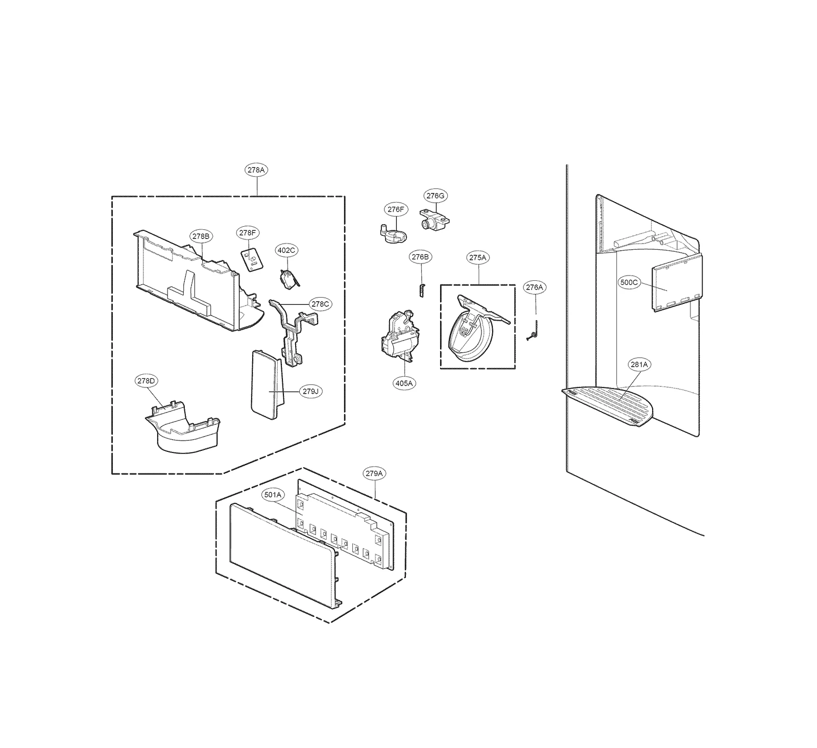 Display Printed Circuit Board Assembly