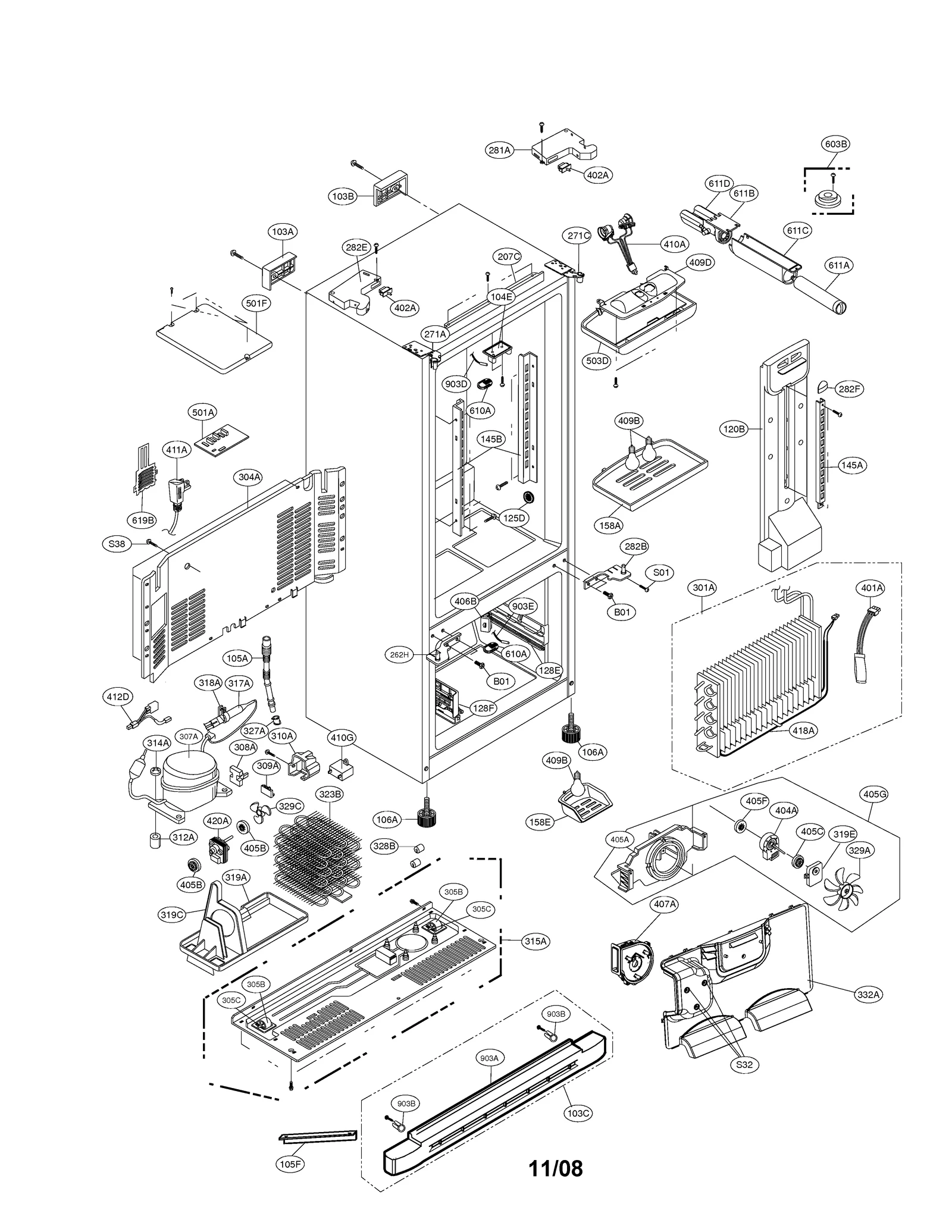 Decor Case Assembly