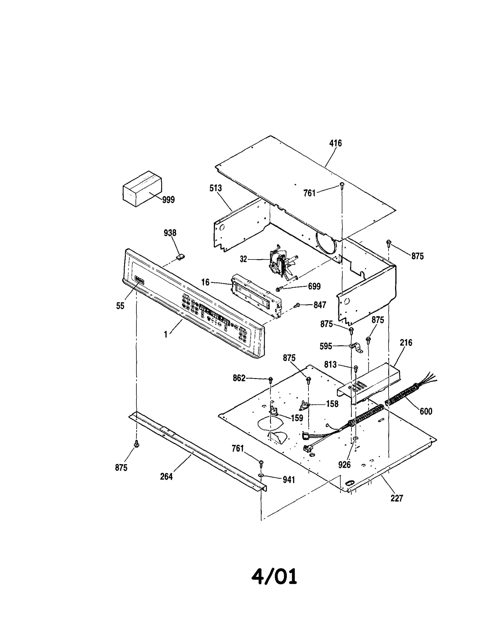 Control Panel Assembly (SRS-BLK)