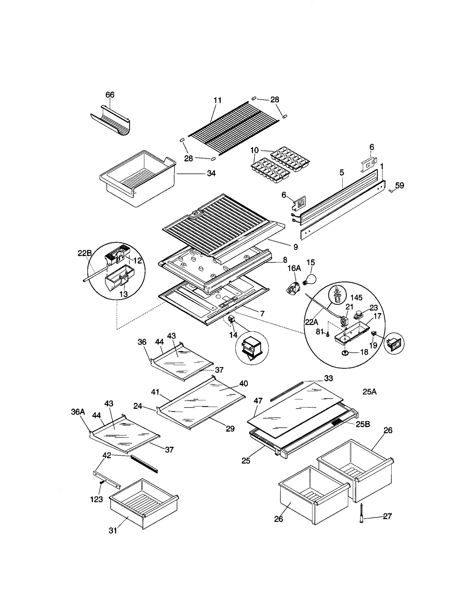 Half Shelf Frame