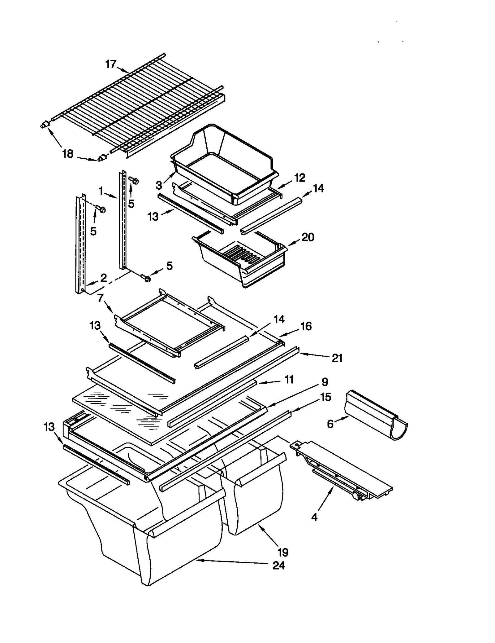 Cantilever Shelf