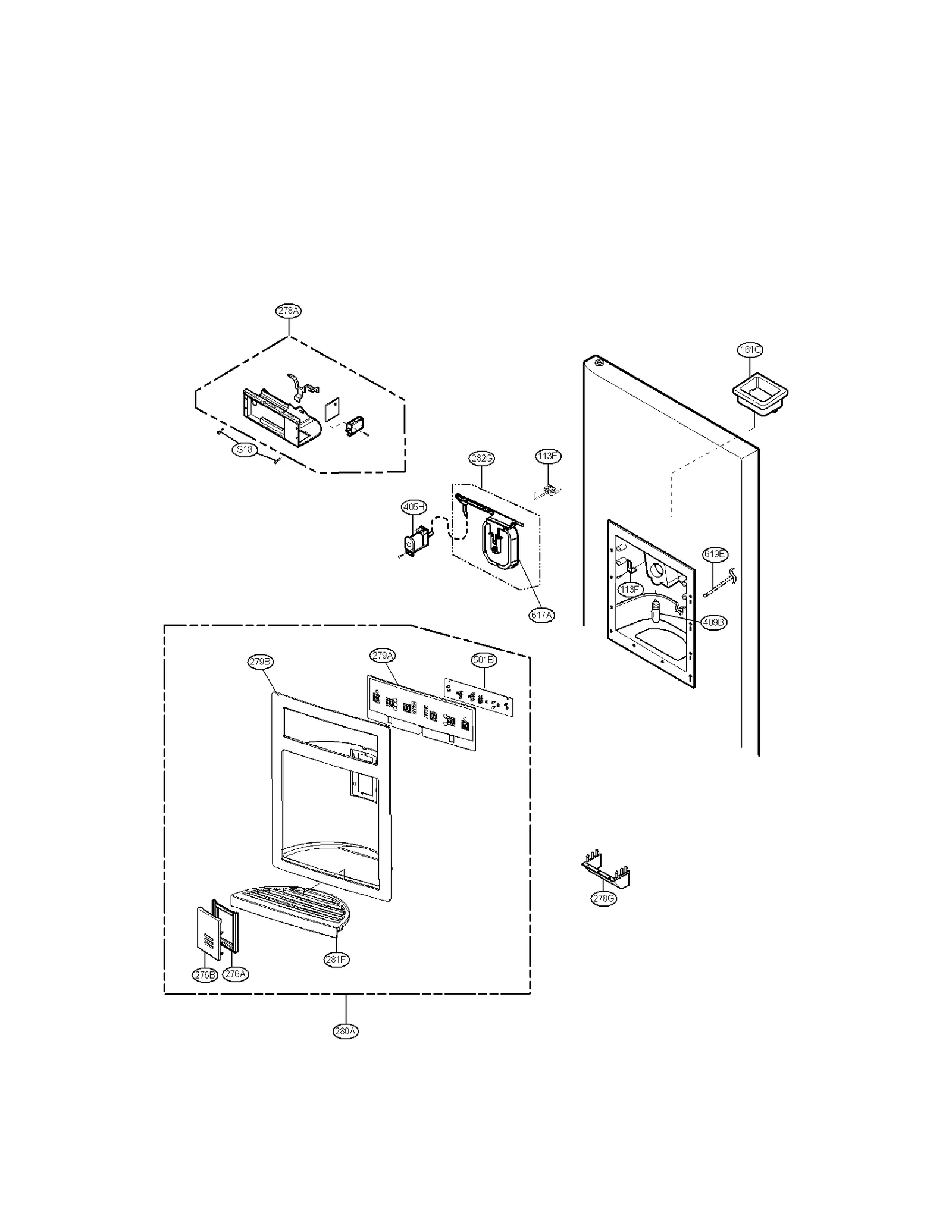 Dispenser Cover Assembly