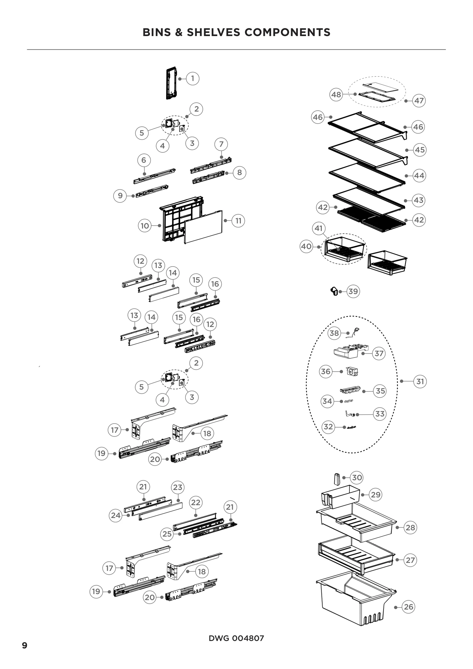 Left Drawer Bracket