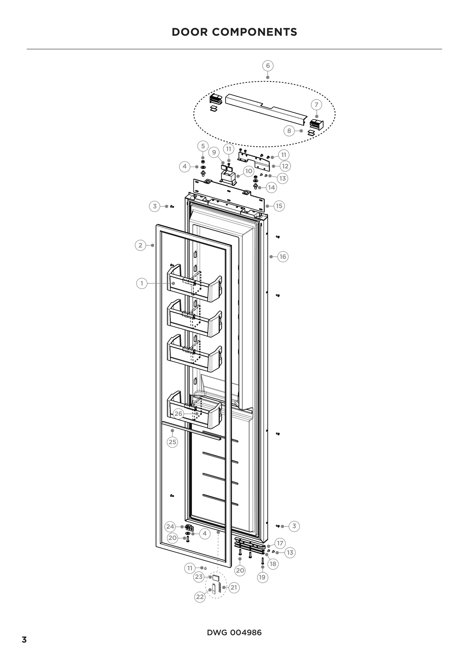 Door Rs30F Foamed Assembly