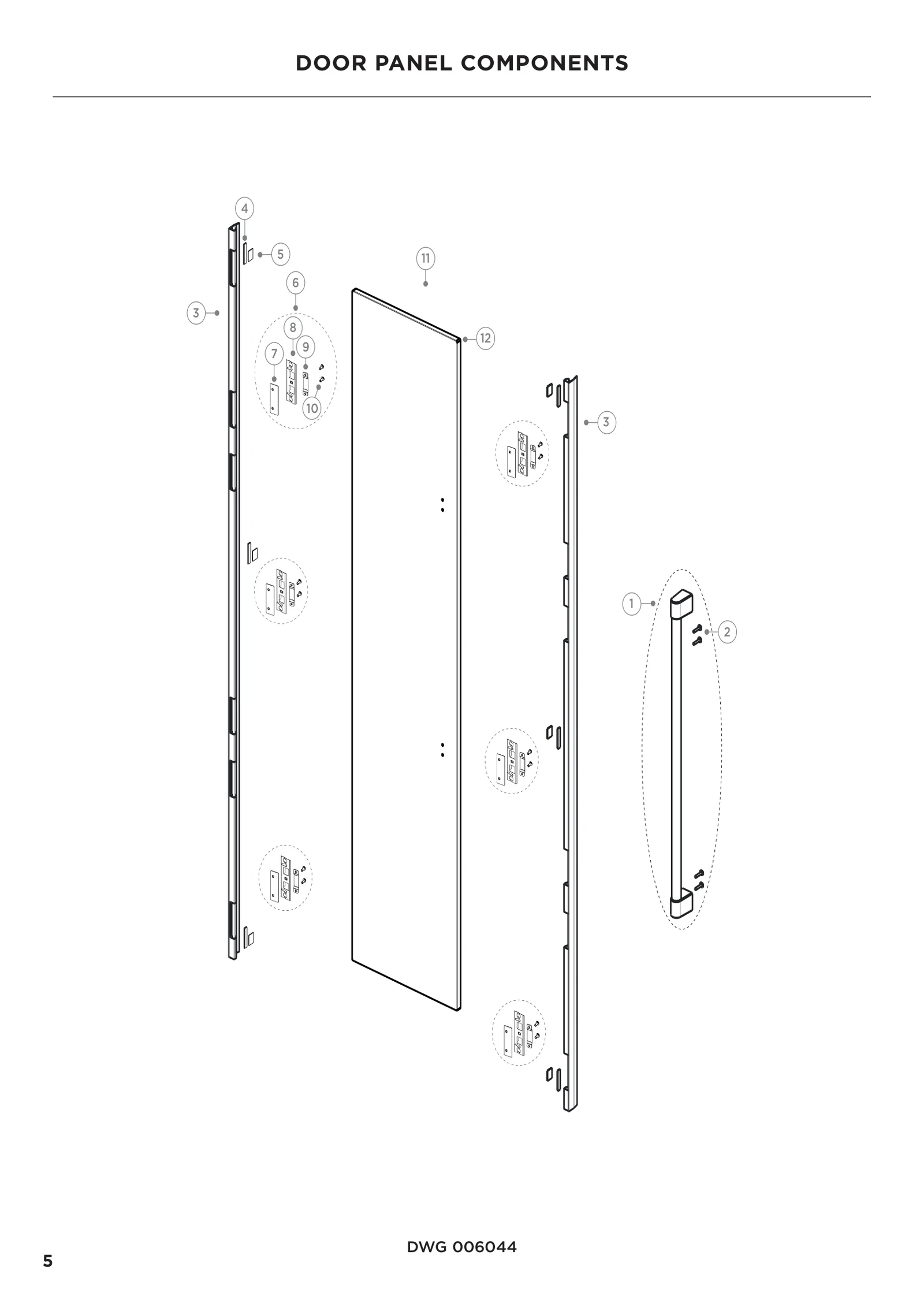 Right Side Panel Trim Bracket