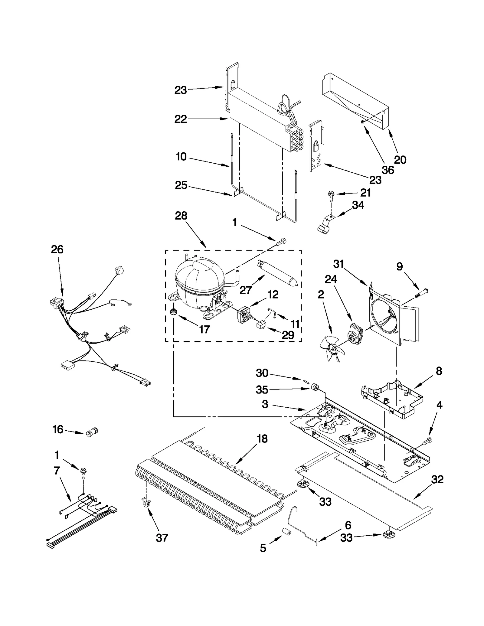 Evaporator Support