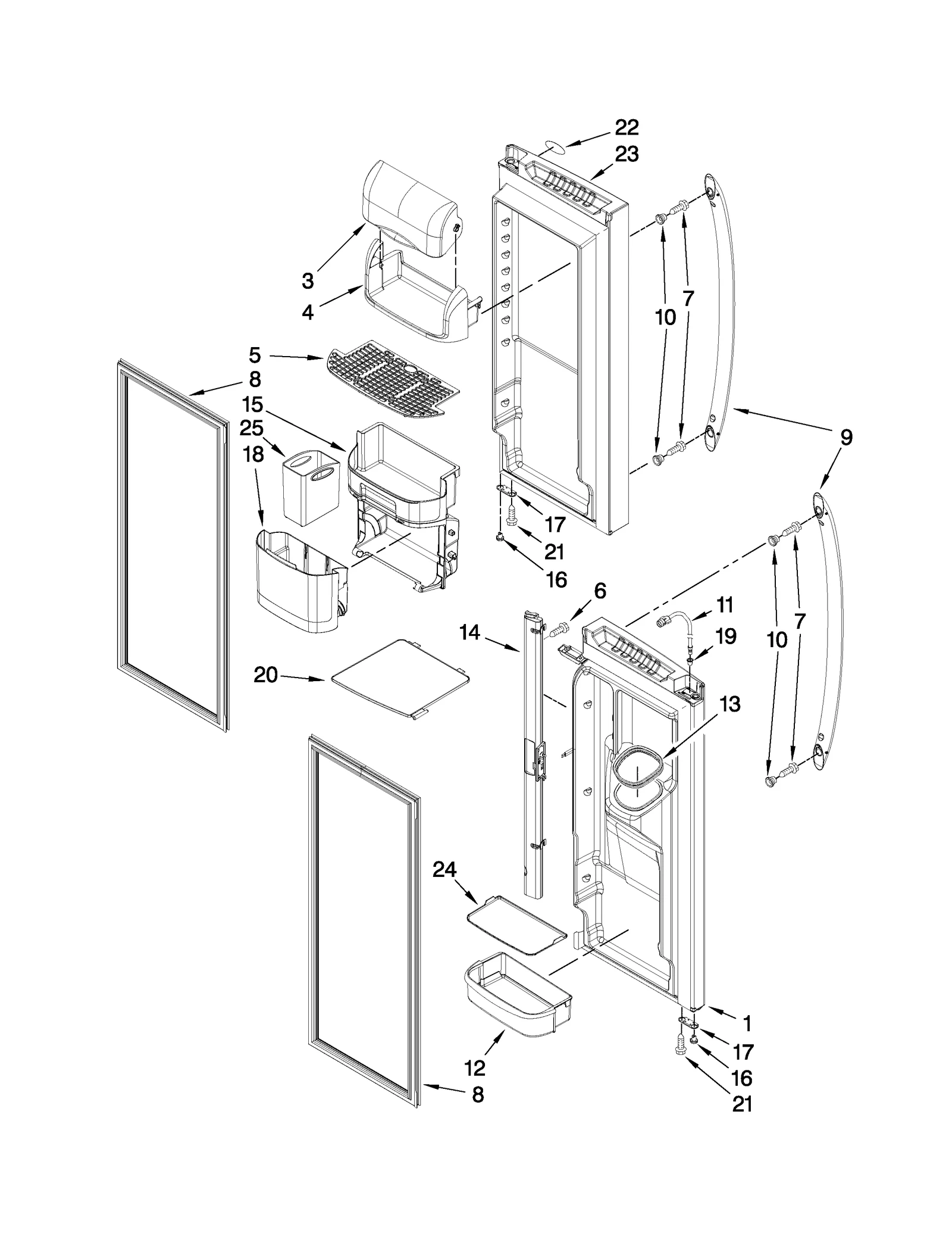 Door FIP Black