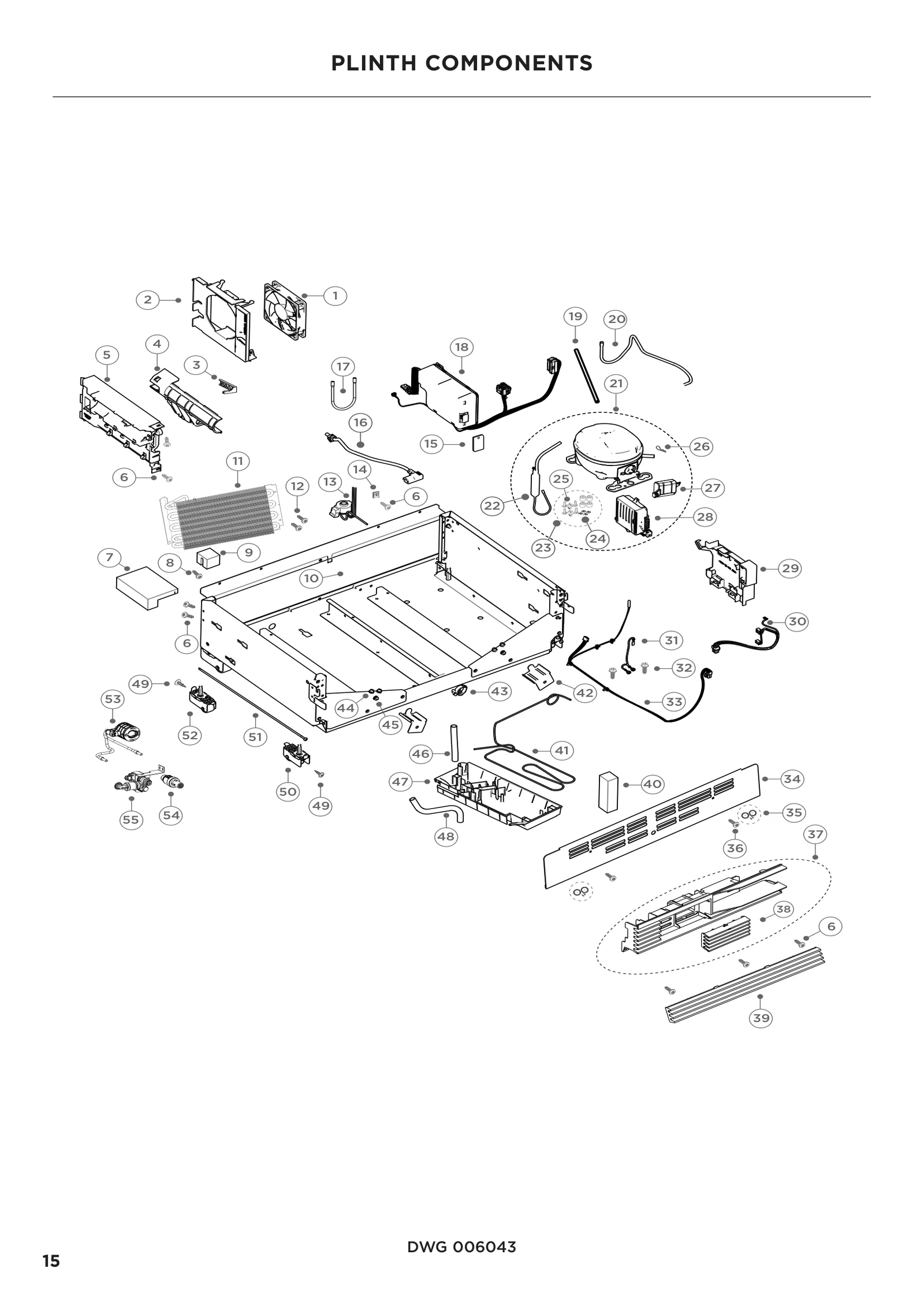 Compressor Kit EMB VESF7C 115V