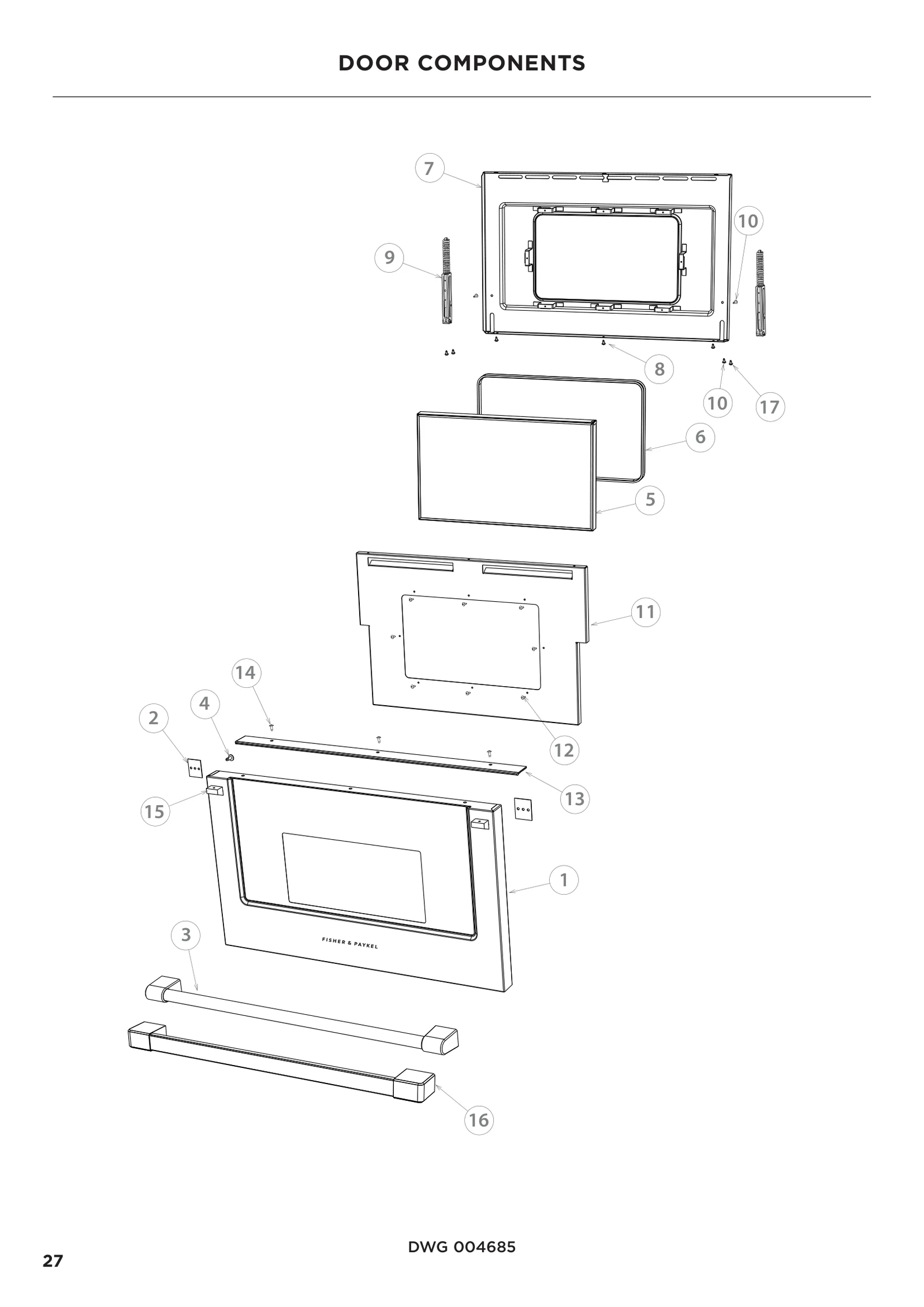 Cap Door, Rgu 36 W/Graphics