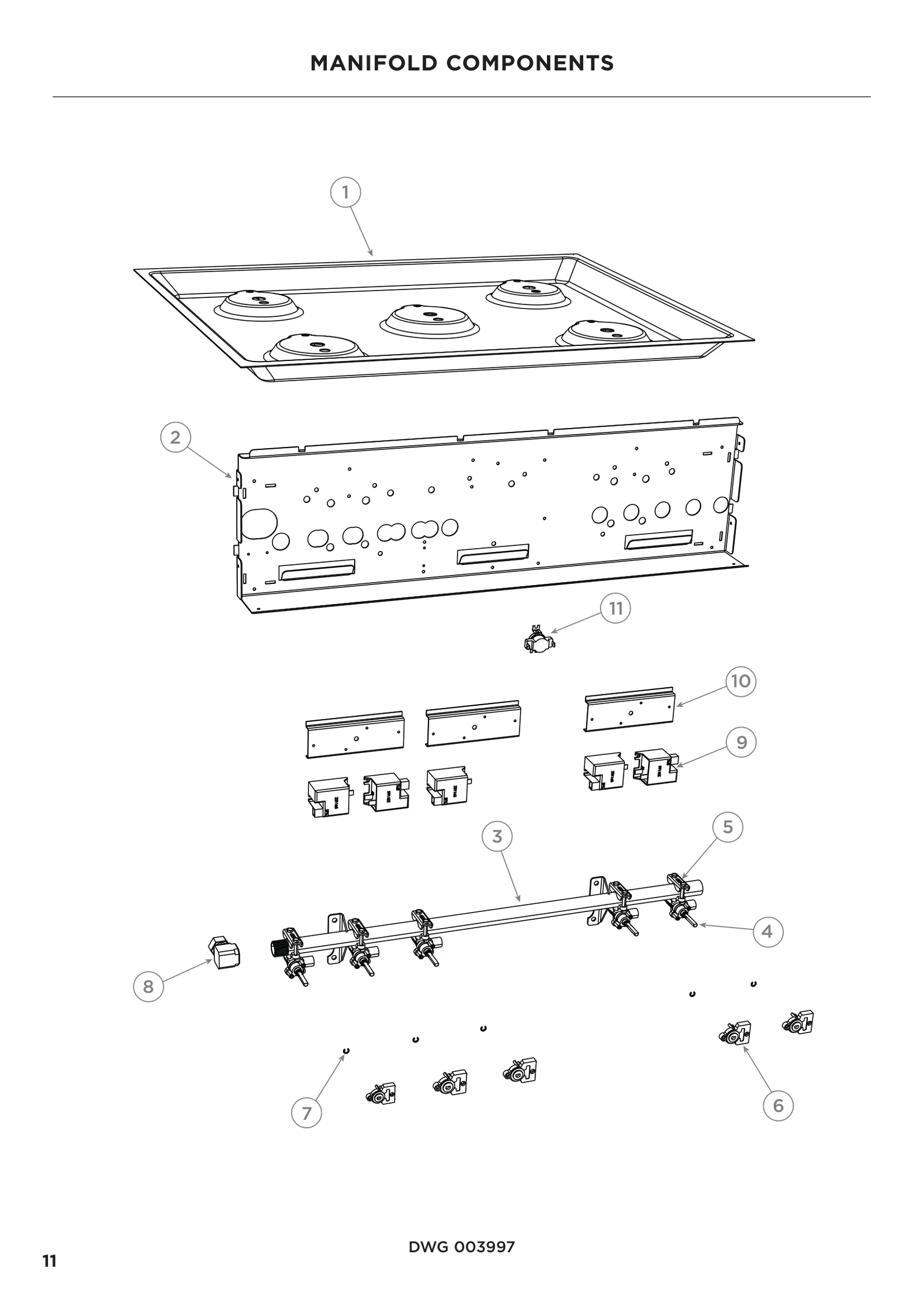 5 Burner Hob DCS Evo2