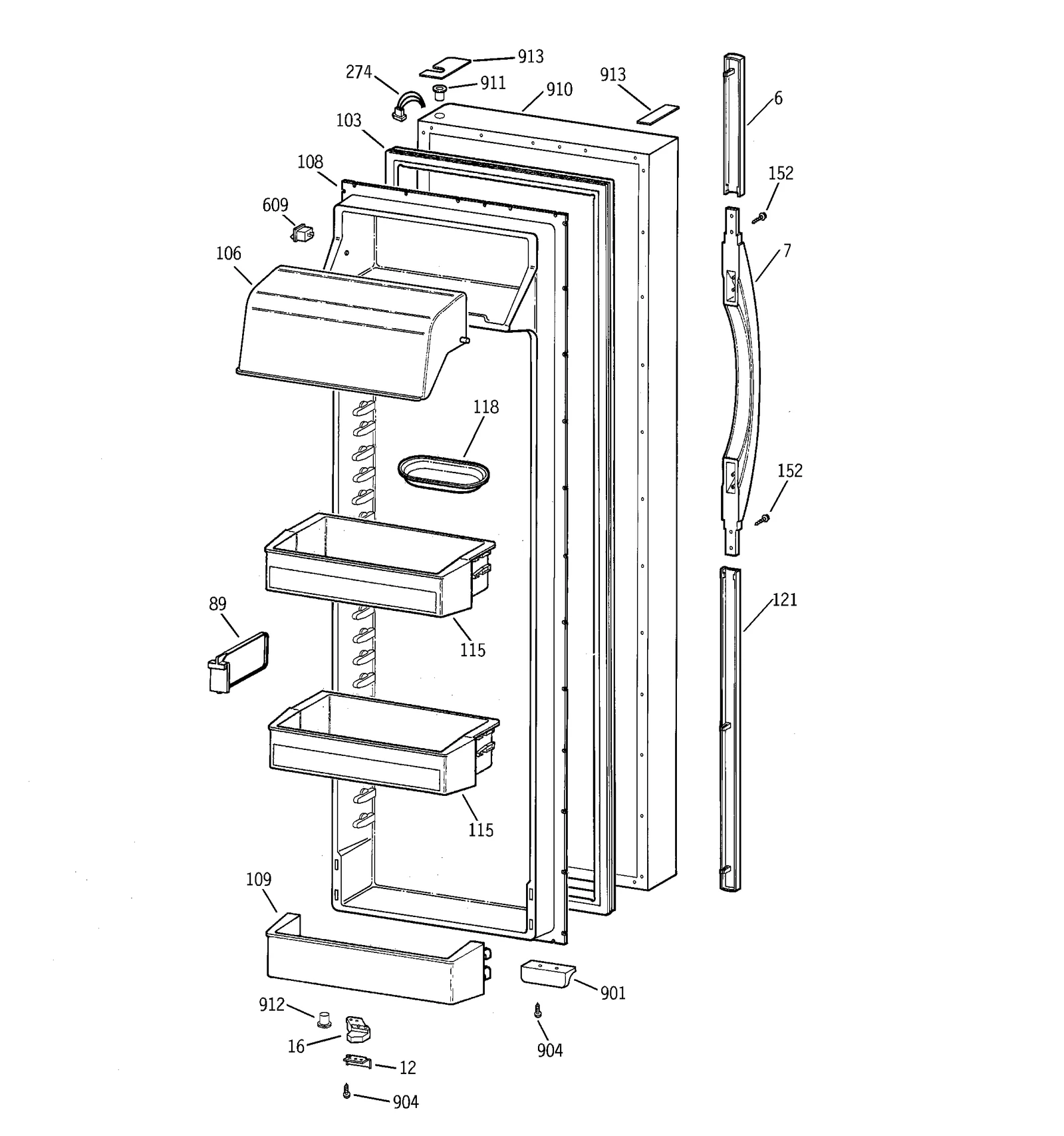 Door Foam Assembly