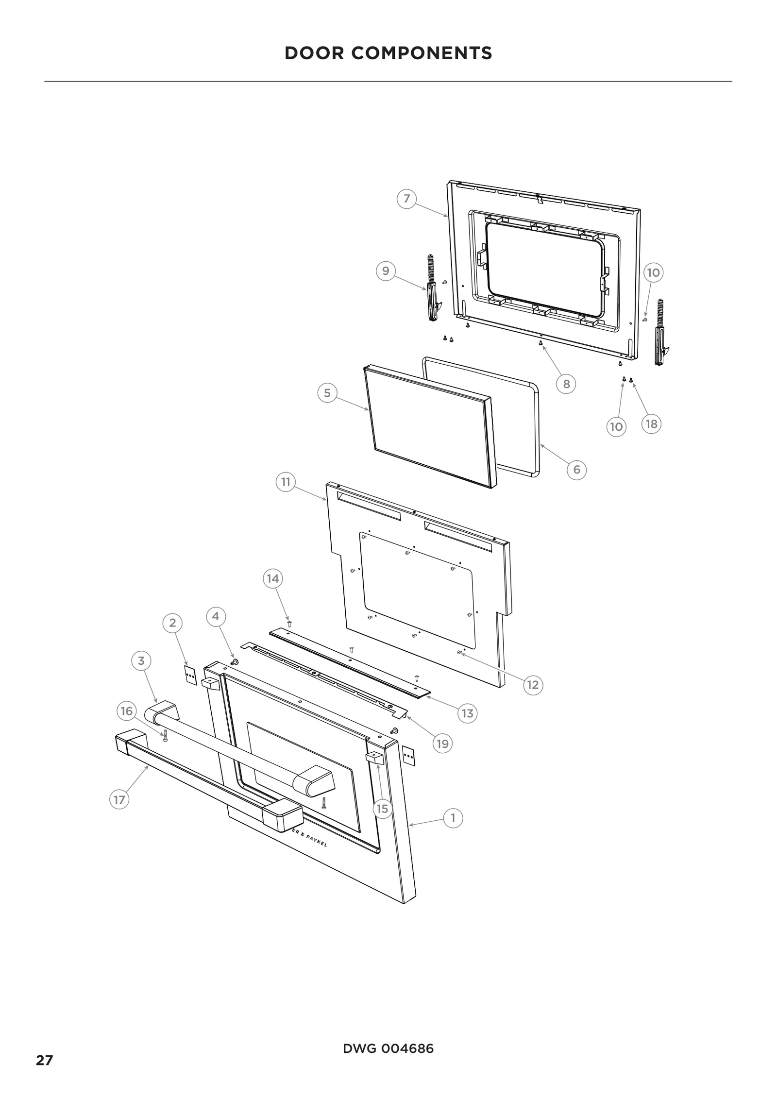 Door Cap RDU 36 with Graphics