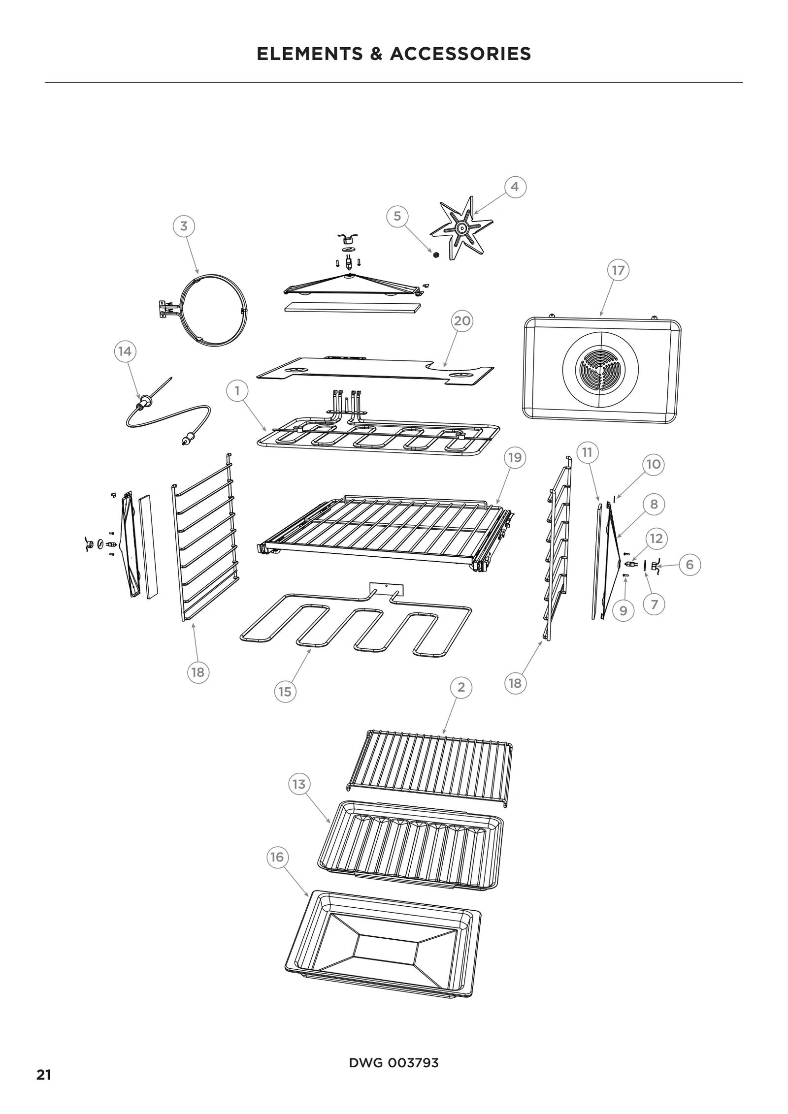 Wall Cooking Runner Assembly