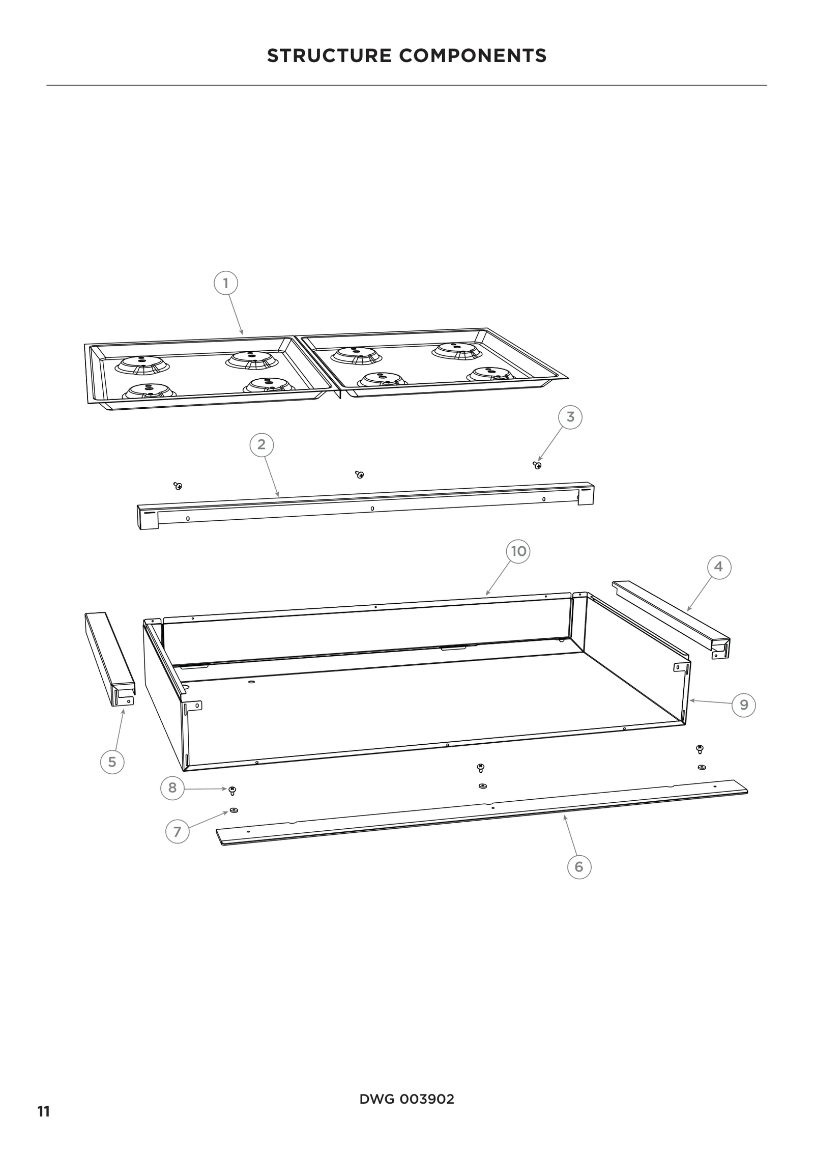 Island Trim 48" (CP)
