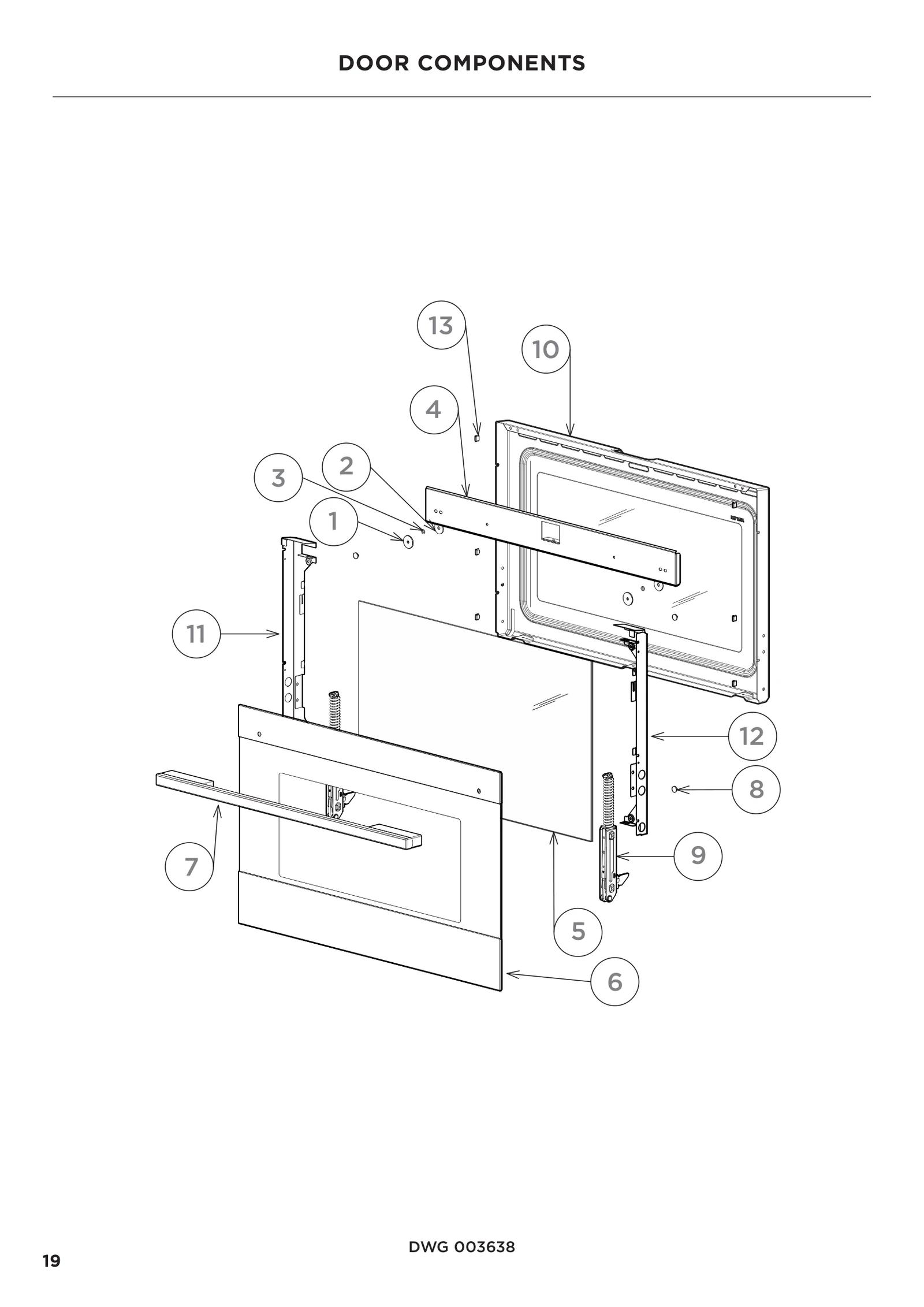 Kit Glass Door OR36