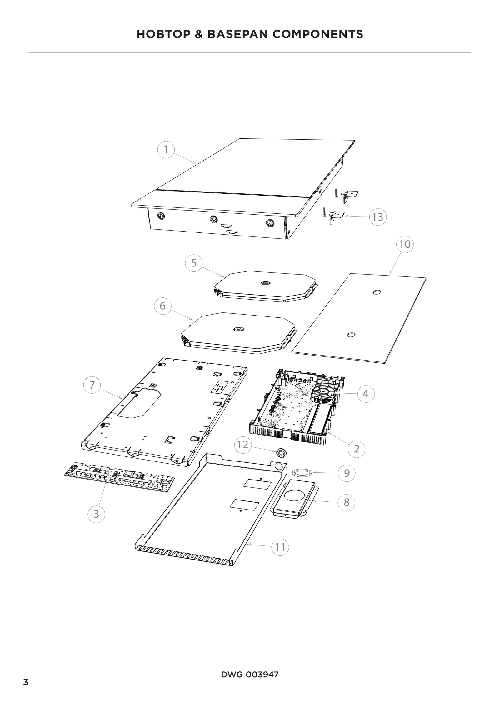 Cooking Inductor Coil Smart Zone 2