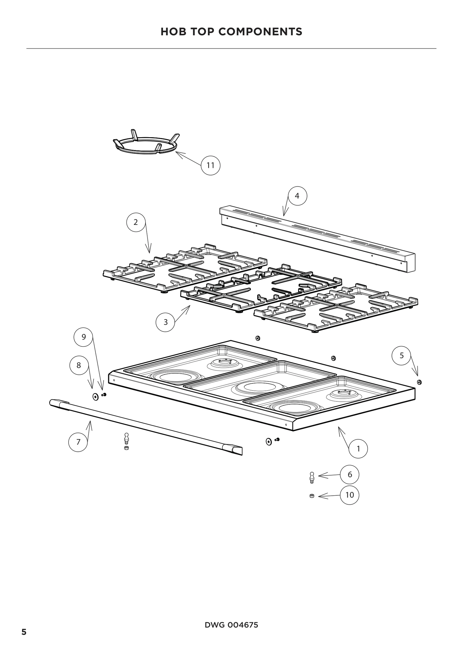 Side Assembly Trivet OR36 CL3