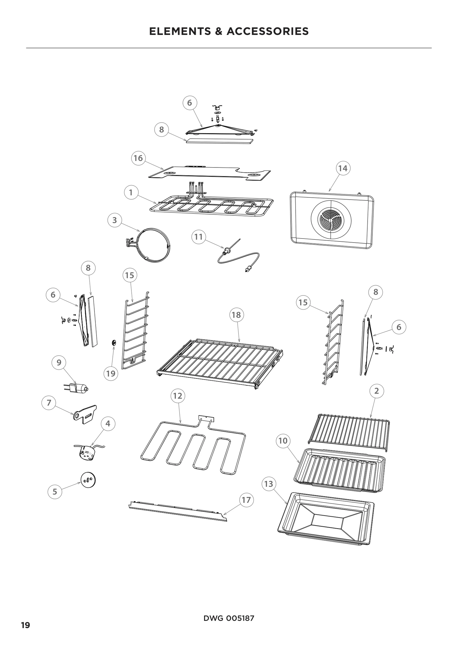 Cooking Grill Element Reflector