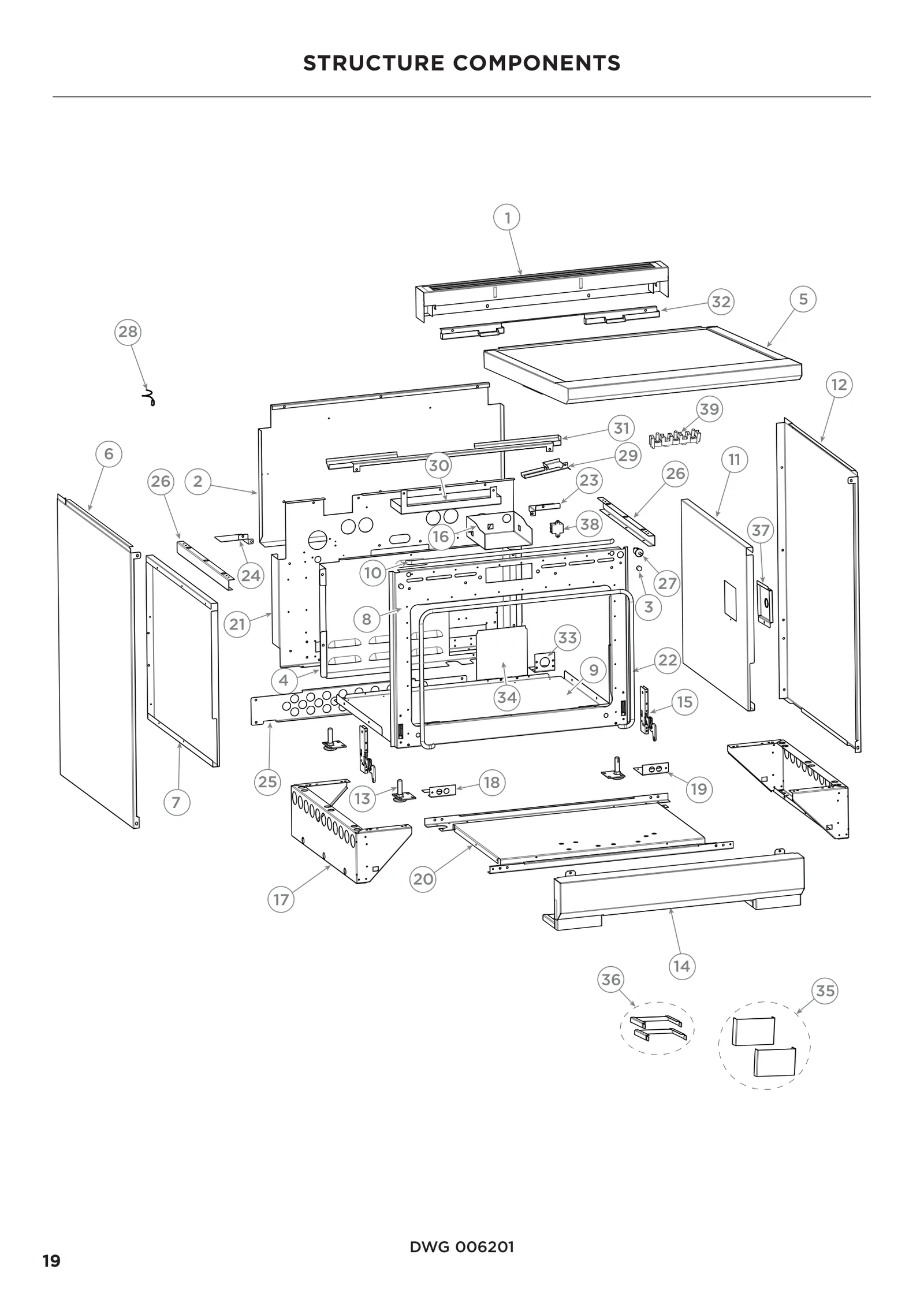 Backsheet Assembly 30 Dual