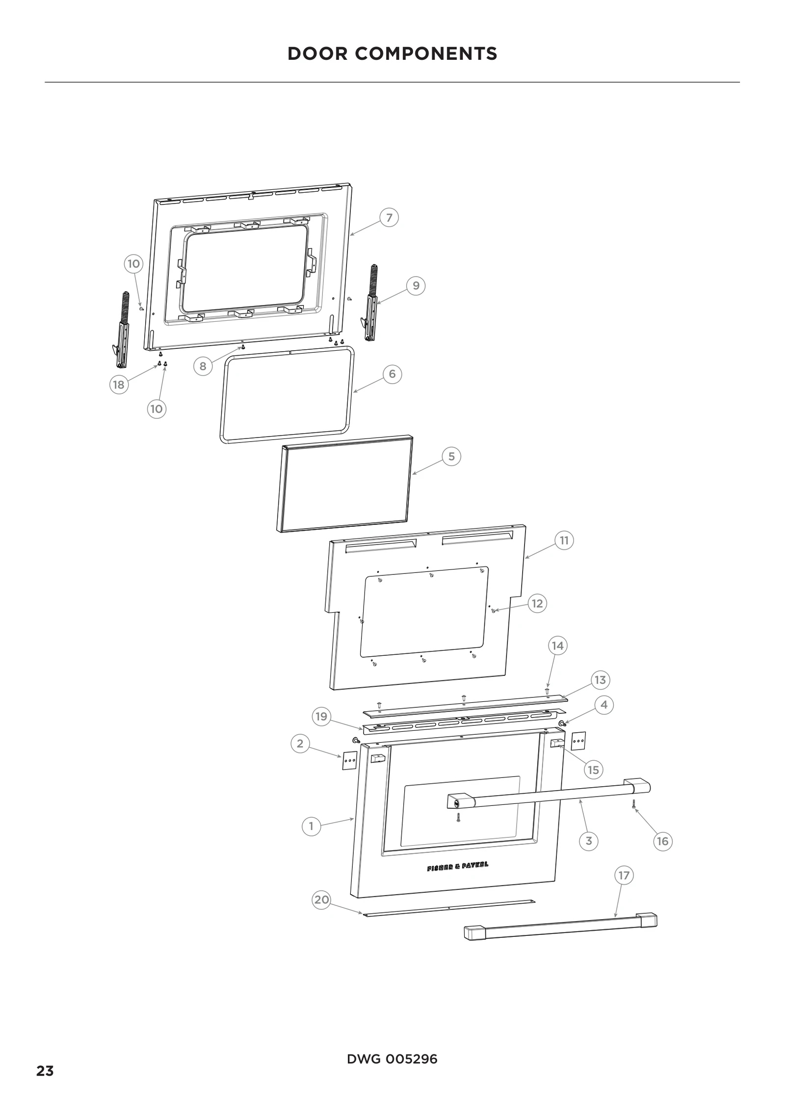 Door Insulation Retainer Assembly