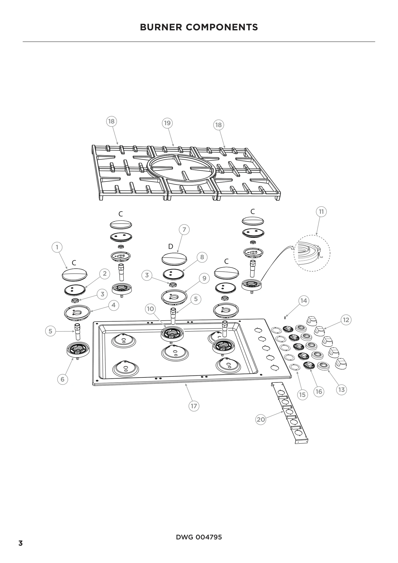 Cooking Dial Assembly