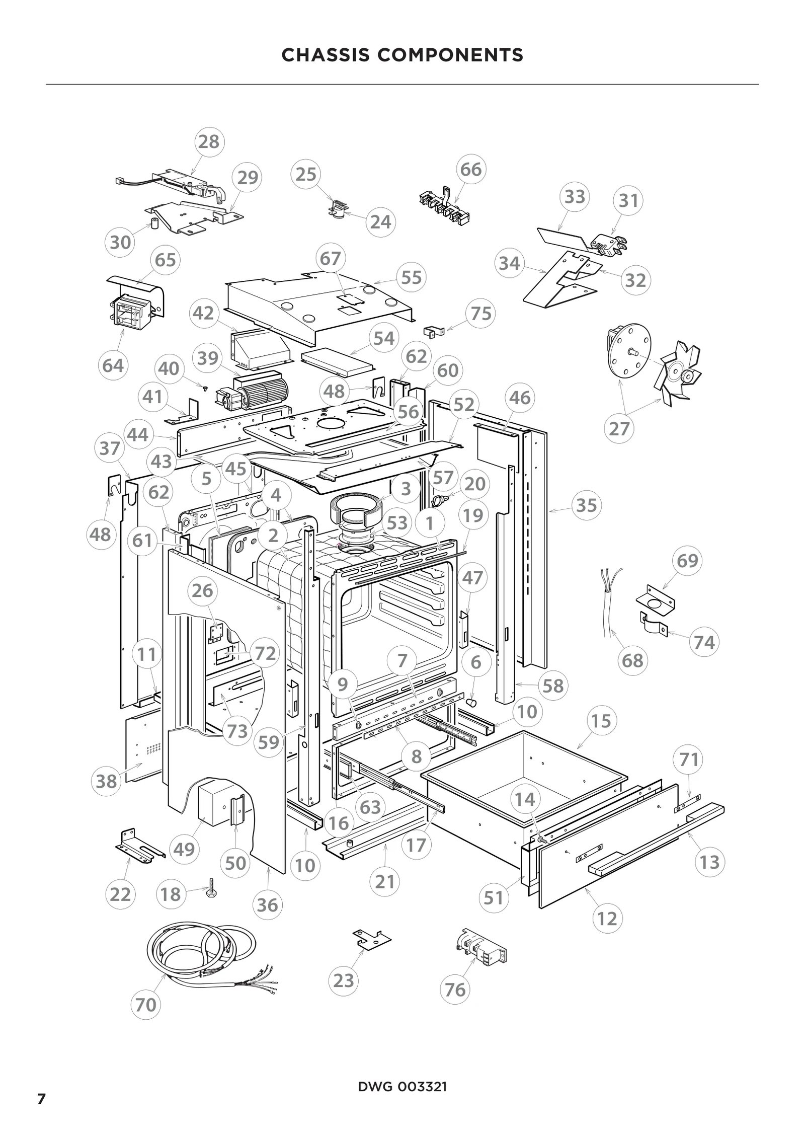 Drawer Front Panel Assembly