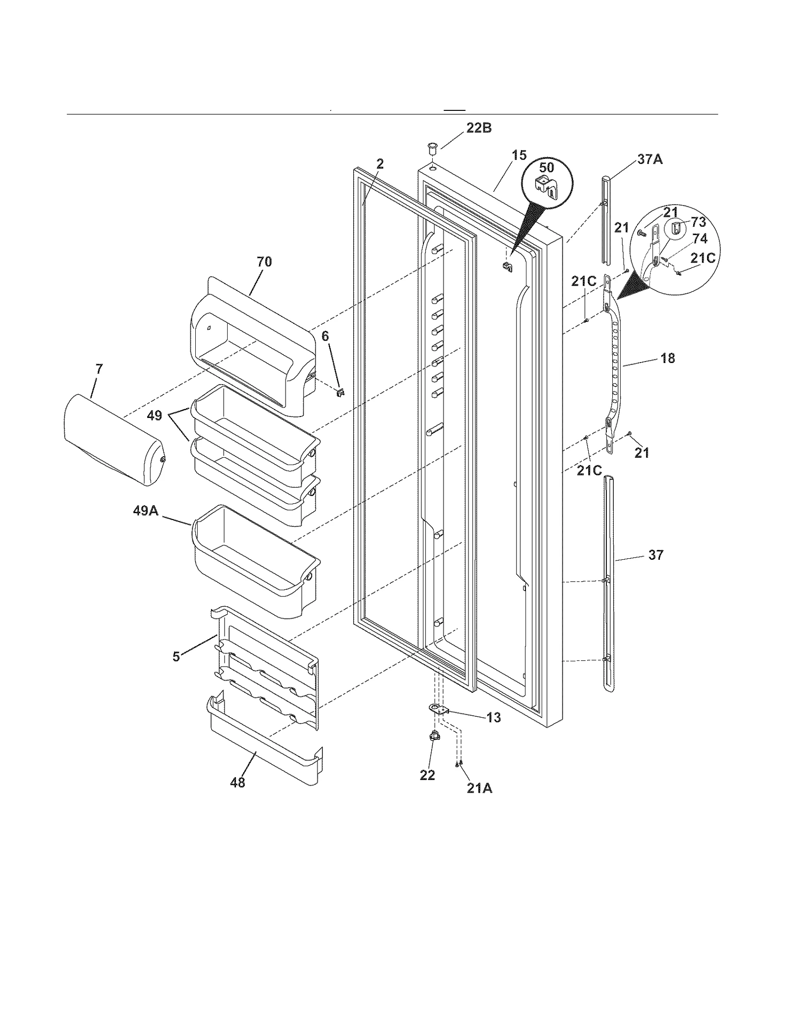 REFRIGERATOR DOOR