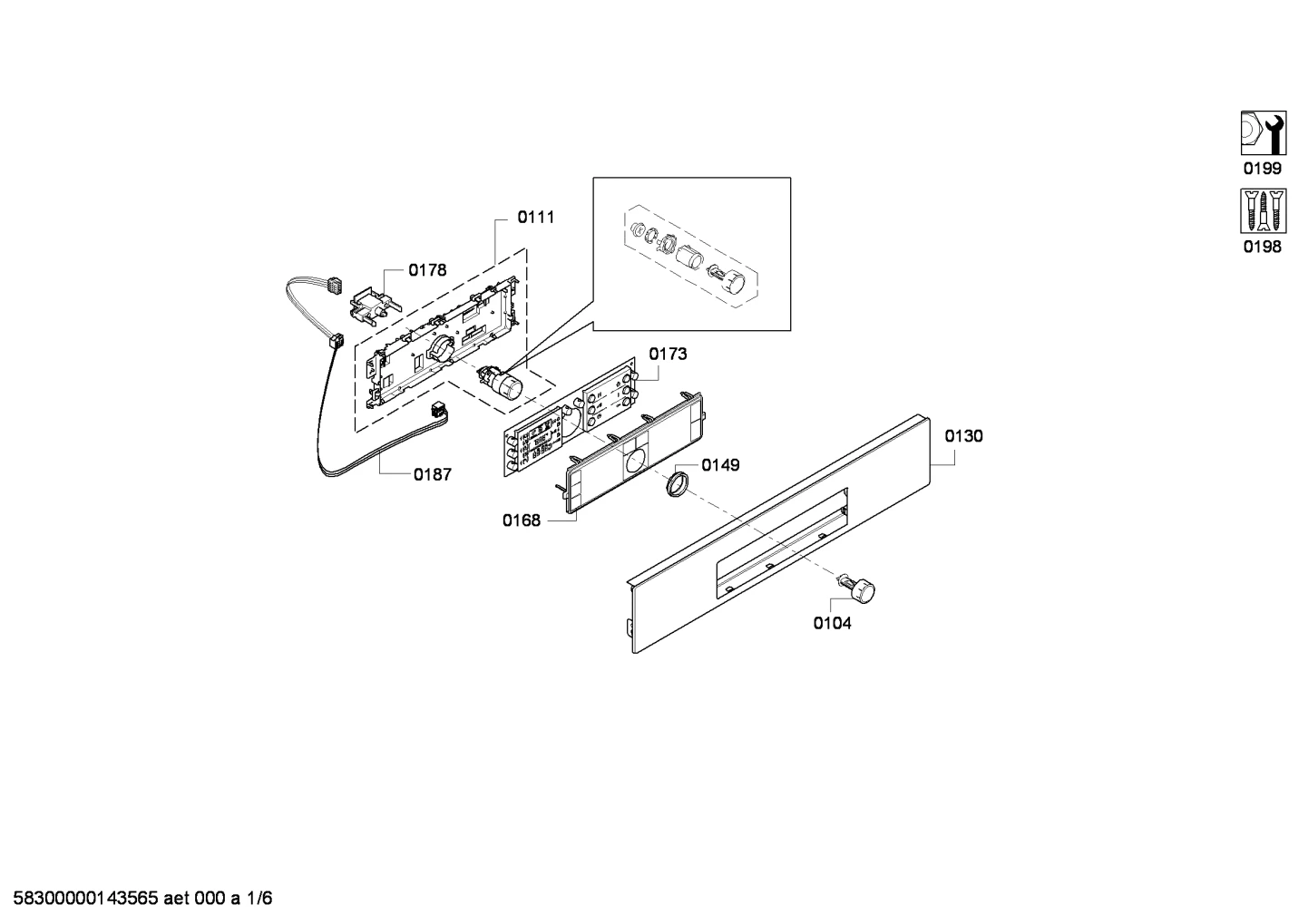 Screws, Fan Parts (0104-0199)