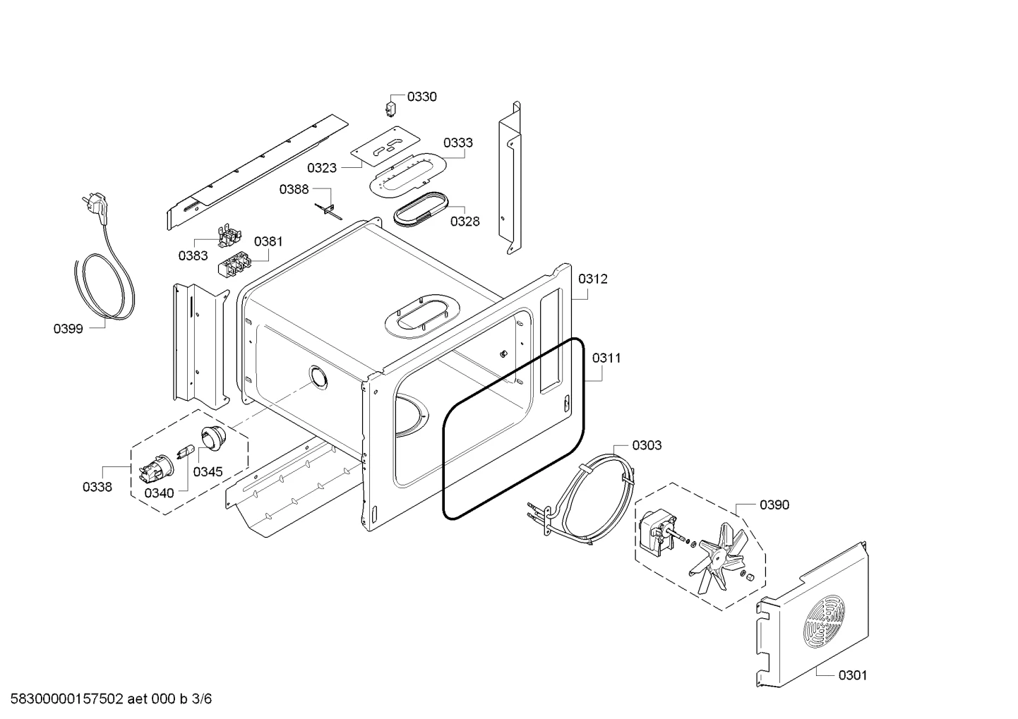 Power Cord With Integreated Cable Strain Relief