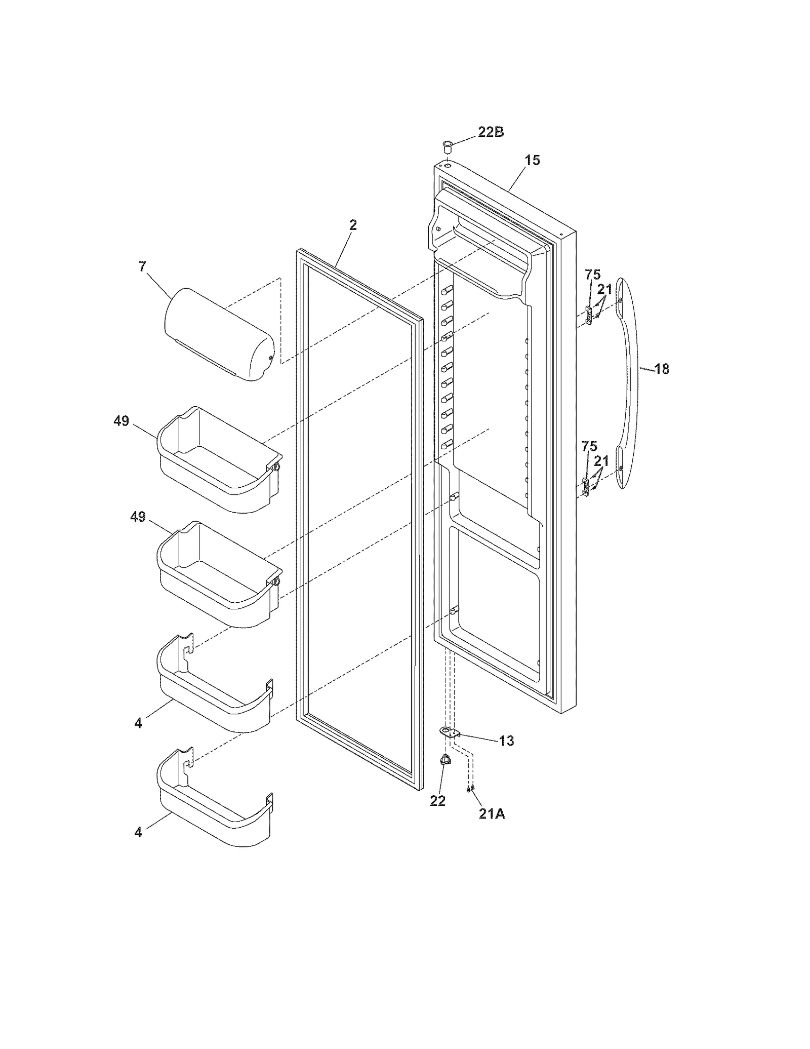 REFRIGERATOR DOOR