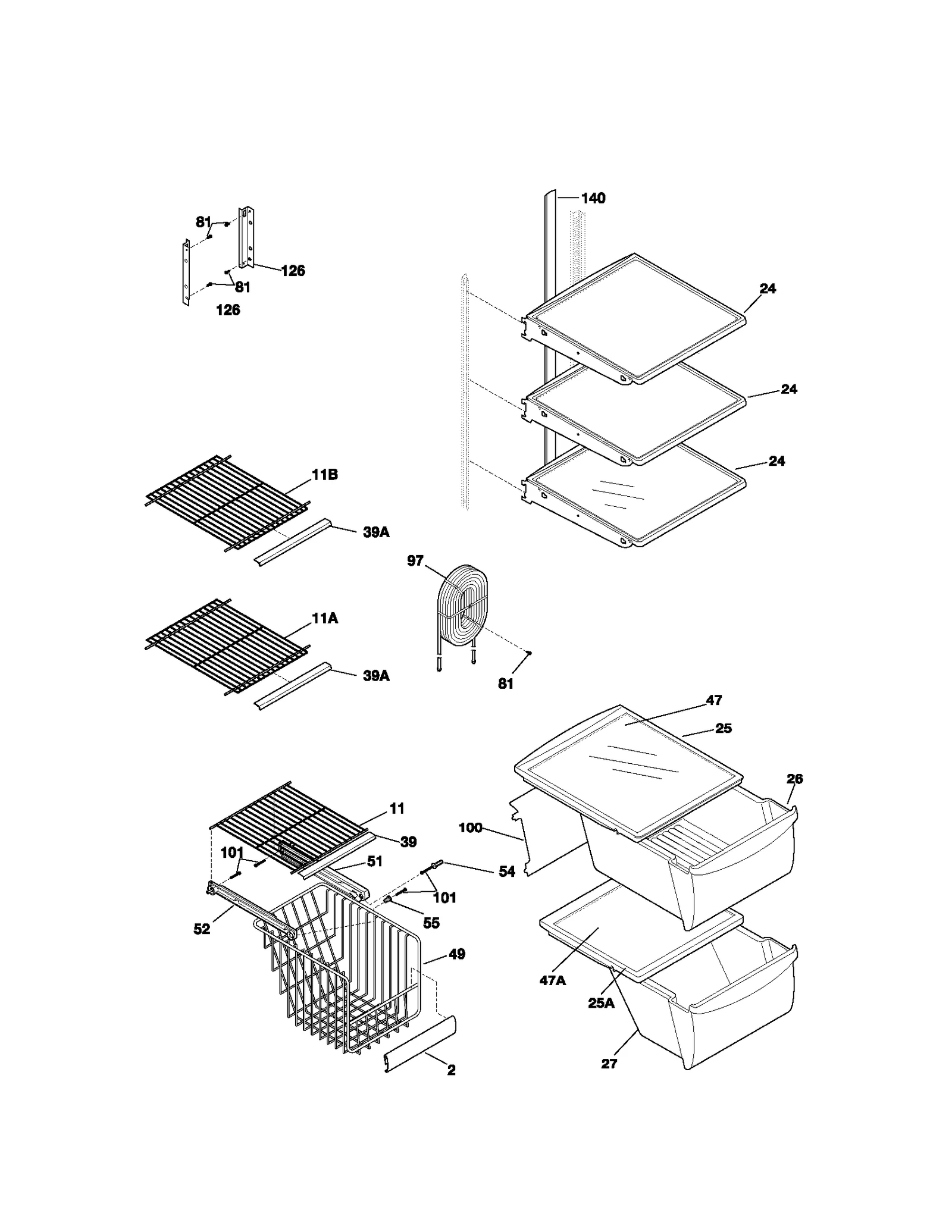SHELVES