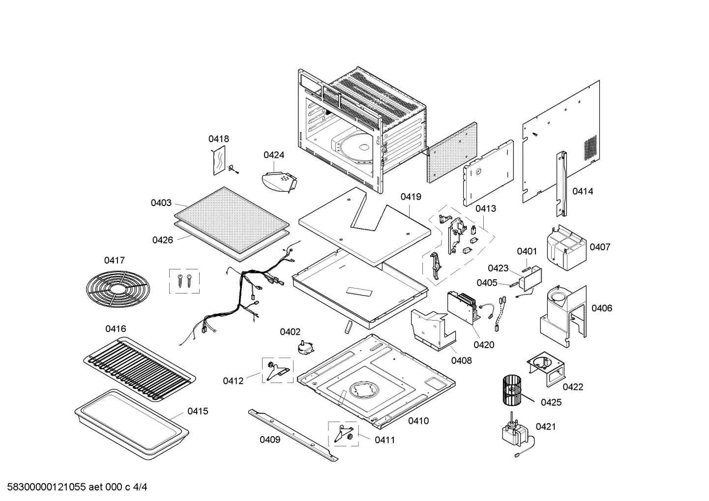 Fan Parts (0401-0425)