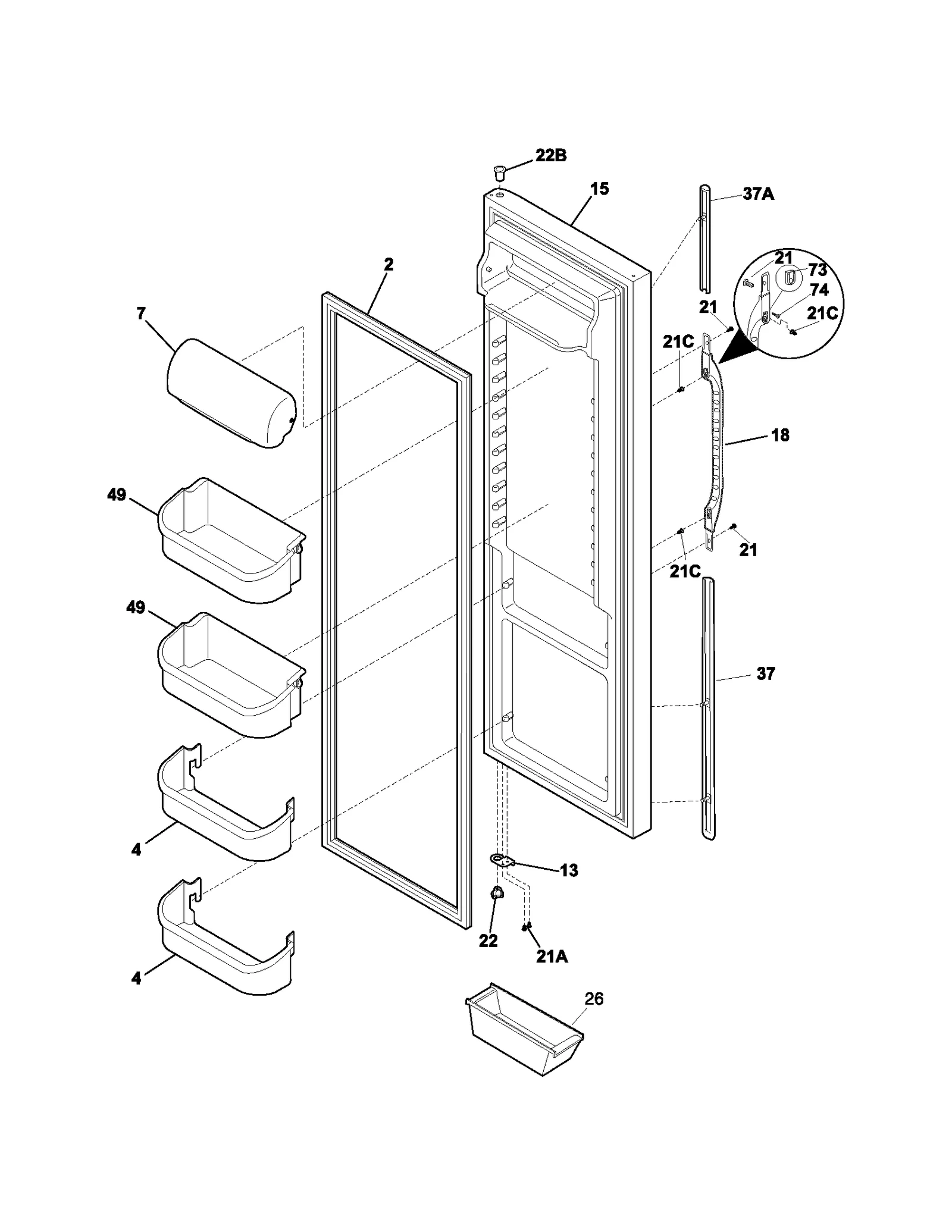 Door DSP Stainless Steel