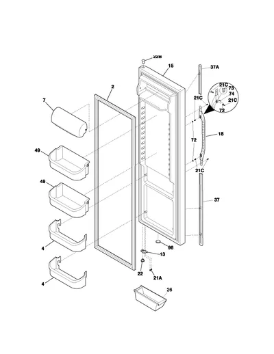 REFRIGERATOR DOOR