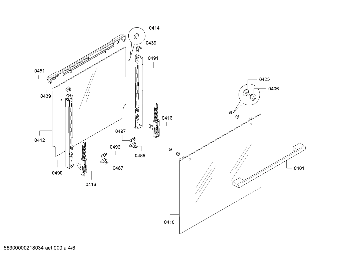 Seals & Gaskets, Screws (0406-0423)