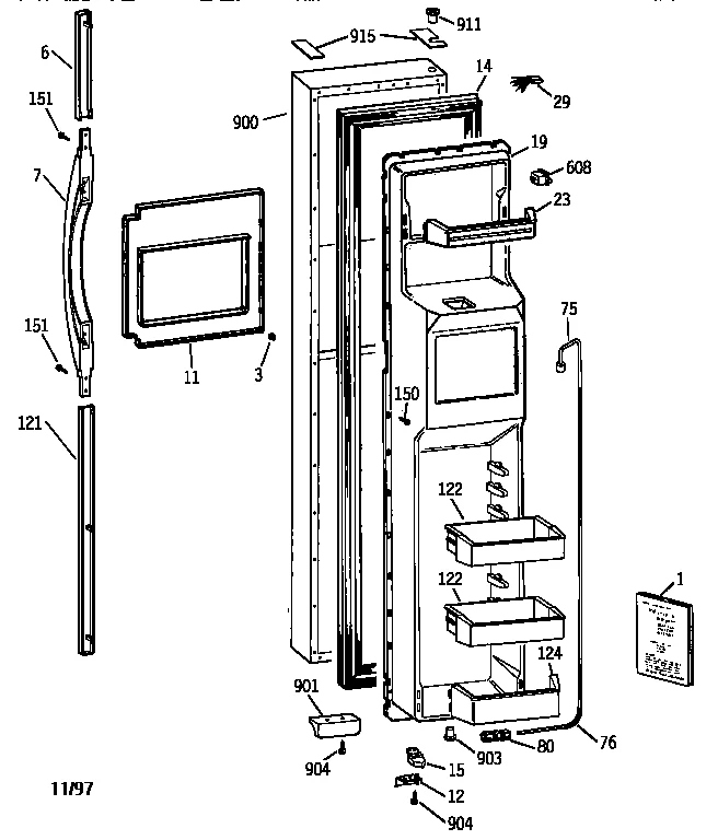 Door Foam Assembly