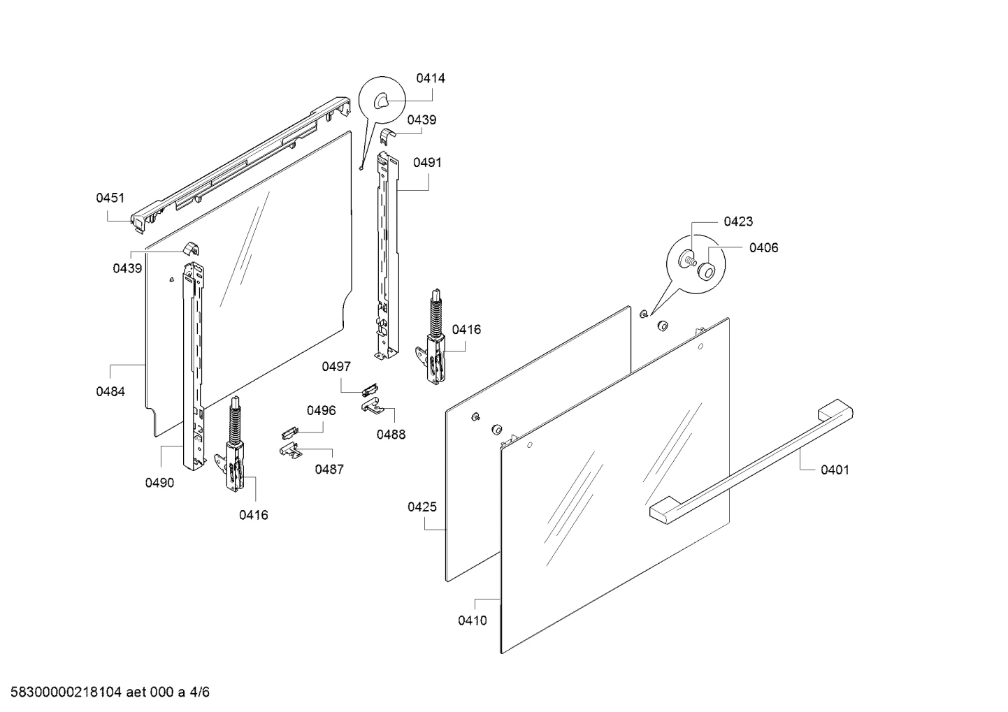 Seals & Gaskets, Screws (0406-0423)