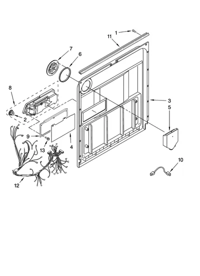 DOOR AND LATCH PARTS