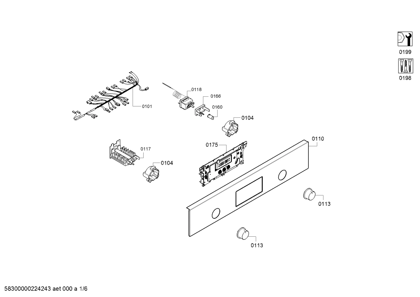 Seals & Gaskets, Screws (0198-0198)