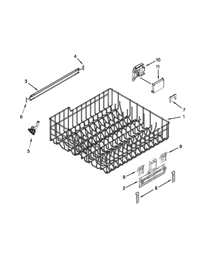 UPPER RACK AND TRACK PARTS