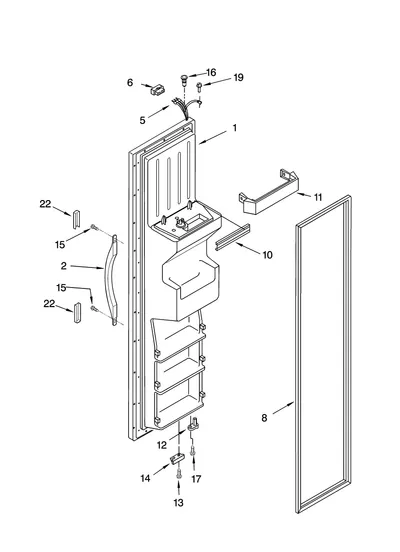 FREEZER DOOR PARTS